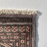 25074- Jaldar Hand-knotted/Handmade Pakistani Rug/Carpet Traditional Authentic/Size: 2'11" x 2'1"/89cm x 64cm