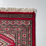 25073- Jaldar Hand-knotted/Handmade Pakistani Rug/Carpet Traditional Authentic/Size: 3'1" x 2'0"/94cm x 61cm