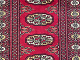25062-Bokhara Hand-Knotted/Handmade Pakistani Rug/Carpet Tribal/Nomadic Authentic/ Size: 2'11" x 2'2"/89cm x 66cm