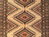 25080- Jaldar Hand-knotted/Handmade Pakistani Rug/Carpet Traditional Authentic/Size: 2'11" x 2'2"/89cm x 66cm