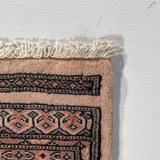 25080- Jaldar Hand-knotted/Handmade Pakistani Rug/Carpet Traditional Authentic/Size: 2'11" x 2'2"/89cm x 66cm