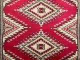 25100- Jaldar Hand-knotted/Handmade Pakistani Rug/Carpet Traditional Authentic/Size: 2'11" x 2'0"/89cm x 61cm