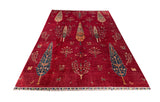 25366- Royal Chobi Ziegler Afghan Hand-Knotted Contemporary/Traditional/Size: 9'9" x 6'9"/297cm x 206cm