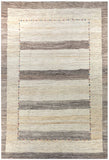 15203-Lori Gabbeh Hand-Knotted/Handmade Persian Rug/Carpet Tribal/Nomadic/Authentic/ Size: 9'7"x 6'7"/ 292cm x 201cm