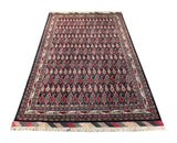 22583-Sarough Hand-Knotted/Handmade Persian Rug/Carpet Traditional Authentic/ Size: 9'6"x 6'7"/ 290cm x 201cm