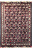 22583-Sarough Hand-Knotted/Handmade Persian Rug/Carpet Traditional Authentic/ Size: 9'6"x 6'7"/ 290cm x 201cm