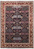 22586-Kashan-Semi Antique/ Hand-Knotted/Handmade Persian Rug/Carpet Traditional/Authentic/Size: 9'9" x 6'9"