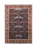22586-Kashan-Semi Antique/ Hand-Knotted/Handmade Persian Rug/Carpet Traditional/Authentic/Size: 9'9" x 6'9"