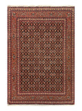 15063 - Tabriz Persian Hand-knotted Authentic/Traditional Carpet/Rug Silk-made/ Size: 6'11" x 5'1"