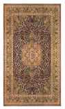 13430 - Tabriz Persian Hand-knotted Authentic/Traditional Carpet/Rug Silk-made /Size: 10'1" x 6'7"/ 307cm x 201cm