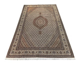 15023 - Tabriz Persian Hand-Knotted Authentic/Traditional Carpet/Rug Silk-made Signed-piece/ Size: 10'1" x 6'7"/ 308cm x 201cm
