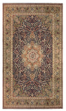 13429 - Tabriz Persian Hand-knotted Authentic/Traditional Carpet/Rug Silk-made/ Size: 9'11" x 6'7"/ 302cm x 201cm