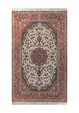 22605-Isfahan (circa 1960 Seirafian)/Hand-Knotted/Handmade Persian Rug/Carpet Traditional Authentic/ Size: 11'0" x 7'0"