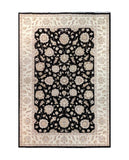 19230-Chobi Ziegler Hand-Knotted/Handmade Afghan Rug/Carpet Tribal/Nomadic Authentic/ Size: 10'4''x 7'1''/ 315cm x 216cm