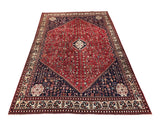 16767 - Abadeh Hand-Knotted/Handmade Persian  Rug/Carpet Traditional/Authentic/ Size: 9'10" x 6'6"/ 300cm x 198cm