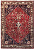 16767 - Abadeh Hand-Knotted/Handmade Persian  Rug/Carpet Traditional/Authentic/ Size: 9'10" x 6'6"/ 300cm x 198cm