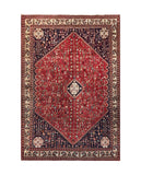 16767 - Abadeh Hand-Knotted/Handmade Persian  Rug/Carpet Traditional/Authentic/ Size: 9'10" x 6'6"/ 300cm x 198cm