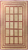 19112-Chobi Ziegler Hand-Knotted/Handmade Afghan Rug/Carpet Tribal/Nomadic Authentic/ Size: 9'5''x 6'8''/ 287cm x 211cm