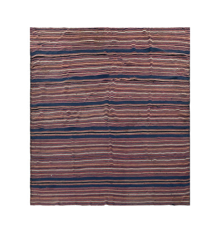 18110-Jajim Kelim Hand-Knotted/Handmade Afghan Rug/Carpet Tribal/Nomadic Authentic 6'2" x 5'7"