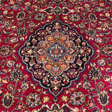 25574-Mashad Hand-Knotted/Handmade Persian Rug/Carpet Traditional Authentic/ Size: 9'9" x 6'7"/297cm x 201cm
