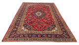 25580-Kashan Hand-Knotted/Handmade Persian Rug/Carpet Traditional/Authentic/Size: 9'9" x 6'6"/297cm x 198cm