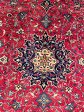 25564-Sarough Hand-Knotted/Handmade Persian Rug/Carpet Traditional/Authentic/ Size: 10'2" x 6'11"/310cm x 211cm