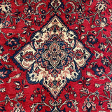 25585-Sarough Hand-Knotted/Handmade Persian Rug/Carpet Traditional Authentic/ Size: 9'9"x 6'11"/297cm x 211cm