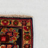 25561-Mashad Hand-Knotted/Handmade Persian Rug/Carpet Traditional Authentic/ Size: 9'4" x 6'8"/284cm x 203cm