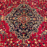 25680-Mashad Hand-Knotted/Handmade Persian Rug/Carpet Traditional Authentic/ Size: 11'5" x 9'7"/348cm x 292cm