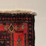 24284 - Senneh Hand-Knotted/Handmade Persian Rug/Carpet Traditional/Authentic/Size: 6'2" x 5'1"