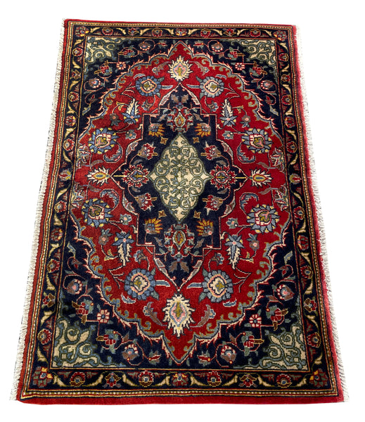 24884Kashan Handmade/HandKnotted Persian Rug/Traditional/Carpet Auth