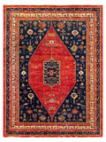 25838- Royal Chobi Ziegler Hand-Knotted/Handmade Afghan Rug/Carpet Traditional/Authentic/Size: 12'1" x 9'0"/368cm x 274cm
