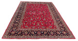 25749-Kashan Hand-Knotted/Handmade Persian Rug/Carpet Traditional/Authentic/Size: 10'0" x 6'6"/305cm x 198cm