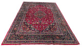 25757-Mashad Hand-Knotted/Handmade Persian Rug/Carpet Traditional Authentic/ Size: 10'1" x 6'4"/307cm x 193cm