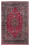 25757-Mashad Hand-Knotted/Handmade Persian Rug/Carpet Traditional Authentic/ Size: 10'1" x 6'4"/307cm x 193cm