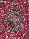 25757-Mashad Hand-Knotted/Handmade Persian Rug/Carpet Traditional Authentic/ Size: 10'1" x 6'4"/307cm x 193cm