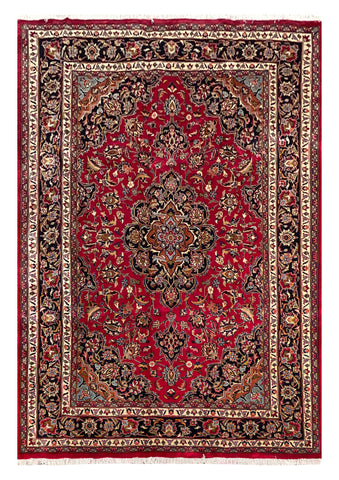 25780-Mashad Hand-Knotted/Handmade Persian Rug/Carpet Traditional Authentic/ Size: 9'7" x 6'7"/292cm x 201cm