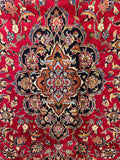 25780-Mashad Hand-Knotted/Handmade Persian Rug/Carpet Traditional Authentic/ Size: 9'7" x 6'7"/292cm x 201cm