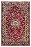 25785- Isfahan Persian Hand-Knotted Authentic/Traditional Carpet/wool pile/cotton base/Rug / Size: 10'9" x 7'0"/328cm x 213cm