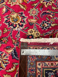 25771-Mashad Hand-Knotted/Handmade Persian Rug/Carpet Traditional Authentic/ Size: 9'9" x 6'6"/297cm x 198cm