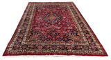 25753-Mashad Hand-Knotted/Handmade Persian Rug/Carpet Traditional Authentic/ Size: 9'9" x 6'5"/297cm x 196cm