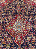 25725-Kashan Hand-Knotted/Handmade Persian Rug/Carpet Traditional/Authentic/Size: 10'9" x 8'3"/328cm x 251cm