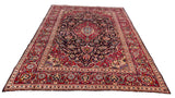 25752-Kashan Hand-Knotted/Handmade Persian Rug/Carpet Traditional/Authentic/Size: 10'0" x 6'6"/305cm x 198cm