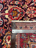 25752-Kashan Hand-Knotted/Handmade Persian Rug/Carpet Traditional/Authentic/Size: 10'0" x 6'6"/305cm x 198cm