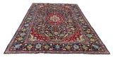 25747-Kashan Hand-Knotted/Handmade Persian Rug/Carpet Traditional/Authentic/Size: 9'8" x 6'8"/295cm x 203cm