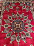 25776-Mashad Hand-Knotted/Handmade Persian Rug/Carpet Traditional Authentic/ Size: 10'0" x 6'5"/305cm x 196cm