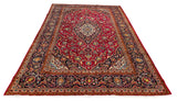 25763-Kashan Hand-Knotted/Handmade Persian Rug/Carpet Traditional/Authentic/Size: 9'10" x 6'3"/300cm x 191cm