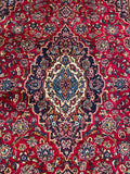 25764-Kashan Hand-Knotted/Handmade Persian Rug/Carpet Traditional/Authentic/Size: 9'10" x 6'7"/300cm x 201cm
