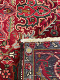 25743-Heriz Hand-Knotted/Handmade Persian Rug/Carpet Traditional/Authentic/ Size/: 6'6" x 4'11"/198cm x 150cm