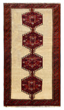 25766-Ghashgai Hand-Knotted/Handmade Persian Rug/Carpet Tribal/Nomadic/Authentic/Size: 9'9" x 5'4"/297cm x 163cm